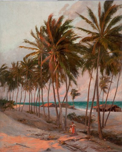 Beach in Fortaleza by Aurélio Figueiredo
