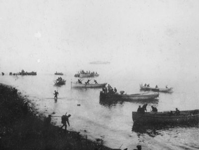 Landing at Anzac Cove, c. 1915 by Australian Photographer