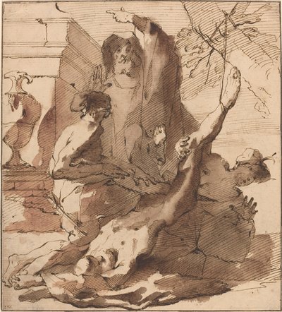 The Martyrdom of Saint Simon by Austrian 18th Century