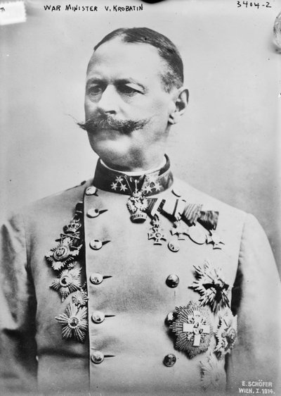 War Minister V. Krobatin by Austrian Photographer