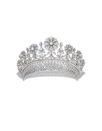 Kochert Antique Diamond Tiara by Austrian School