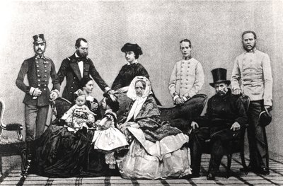 The Austrian Imperial Family, 1860 by Austrian School