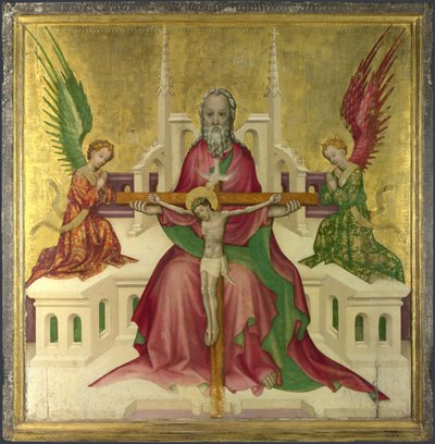 The Trinity with Christ Crucified by Austrian master