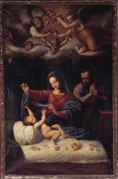 Virgin with Roses by Avanzino Nucci