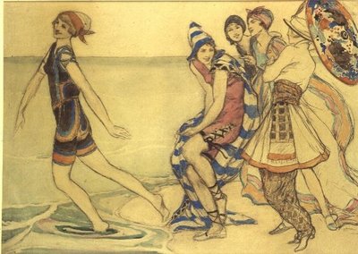 The Beach Party by Averil Mary Burleigh