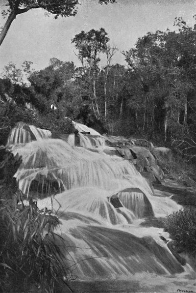 Waterfall on the Rio Dourado Lencoes by Axel Frick