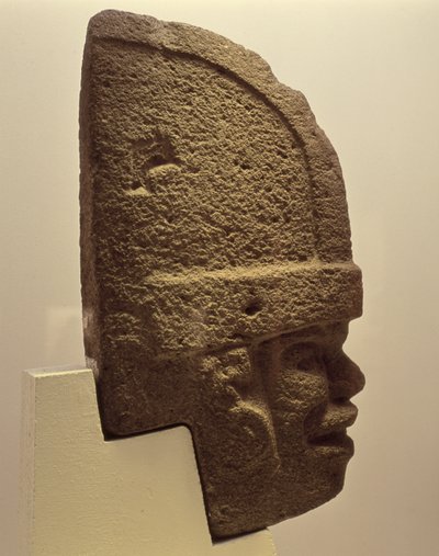 Votive Axe Used in Playing Pelota by Aztec