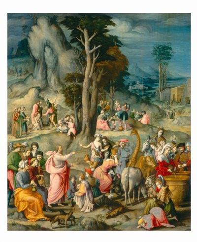 The Gathering of Manna by Bacchiacca