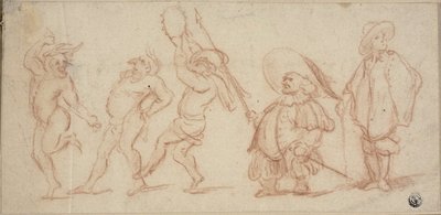 Carnival Figures by Baccio del Bianco