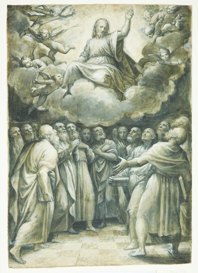 Ascension of Christ by Bagnacavallo