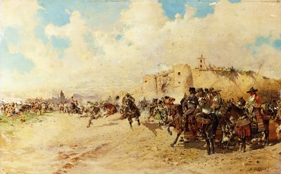 The Gipsy Fair by Baldomero Gallofre Ximenis