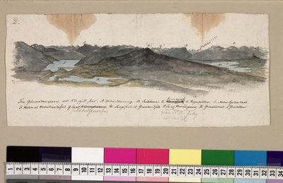 Memory of the Mountain Journey in 1820 by Baltazar Mathias Keilhau
