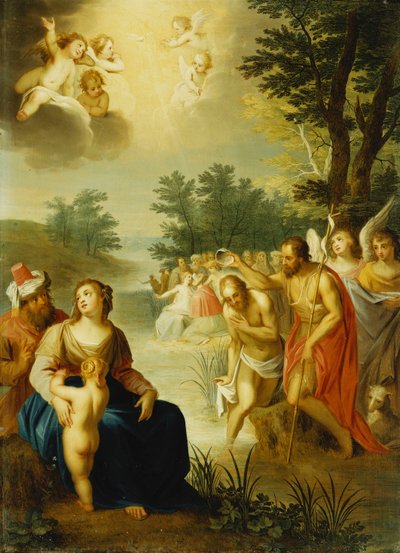The Baptism of Christ by Balthasar Beschey