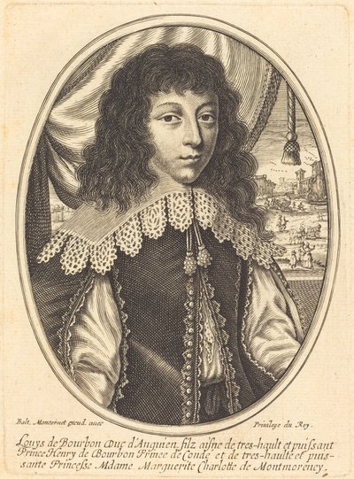 Louis II de Bourbon-Condé by Balthasar Moncornet