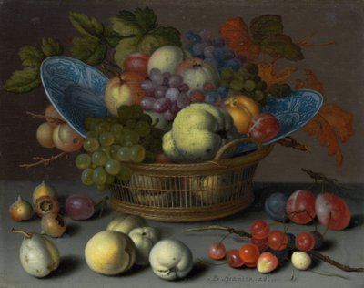 Basket of Fruits by Balthasar van der Ast