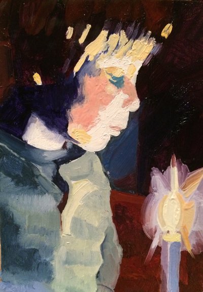 Candlelight 4 by Barbara Hoogeweegen