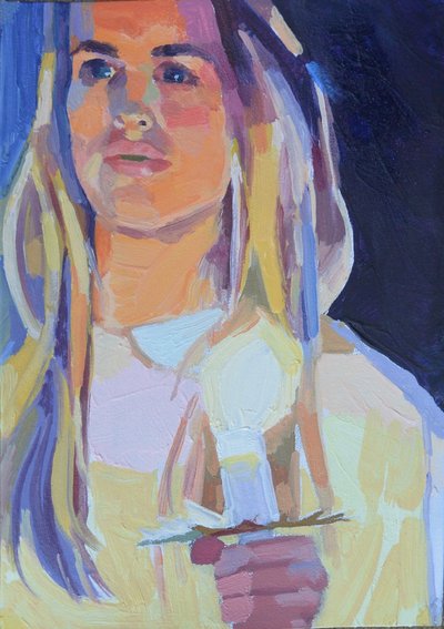 Candlelight 5 by Barbara Hoogeweegen
