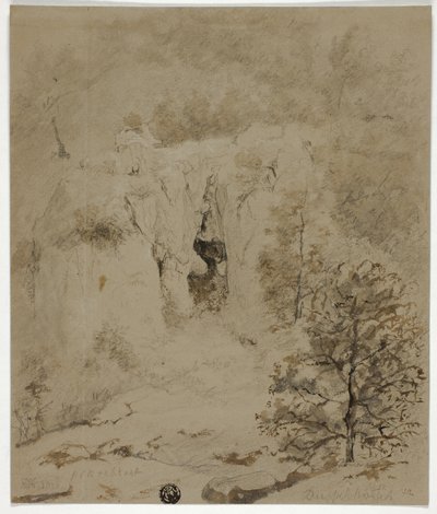 Rocky Landscape by Barend Cornelis Koekkoek