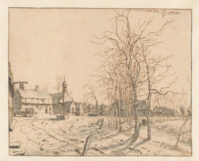 View of Gemert, North Brabant by Barend Klotz (attributed to)