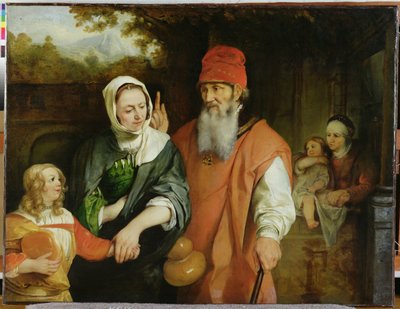 The Dismissal of Hagar by Barent Fabritius