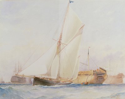 Sailing Yacht DIONE, Plymouth by Barlow Moore