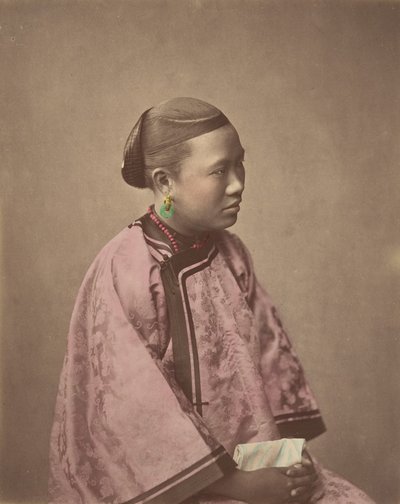 Fille de Shanghai, 1870s by Baron Raimund von Stillfried