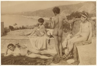 Sicilian Boys by Baron Wilhelm von Gloeden