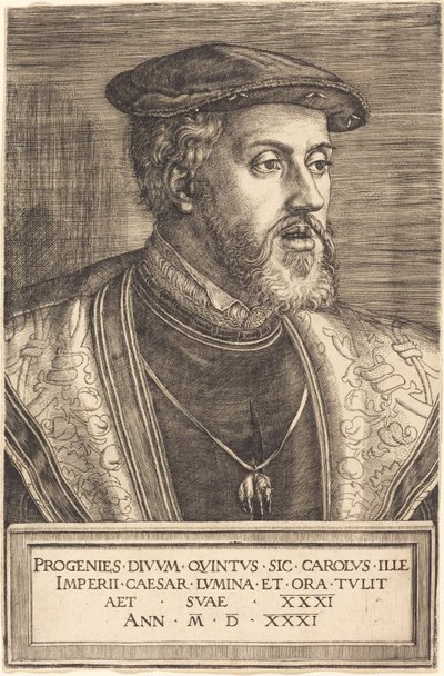 Emperor Charles V by Barthel Beham
