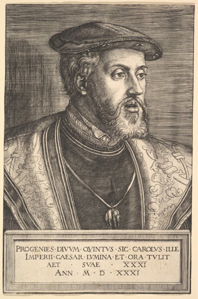 Emperor Charles V by Barthel Beham