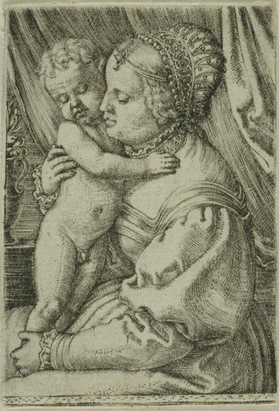 The Virgin with Child and Vase by Barthel Beham