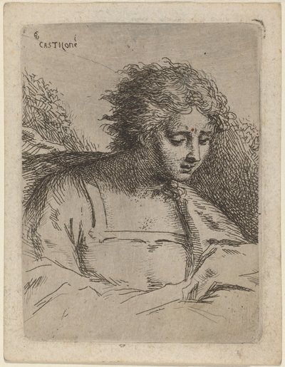 Half-Length Figure Reading by Bartholomäus Ignaz Weiss