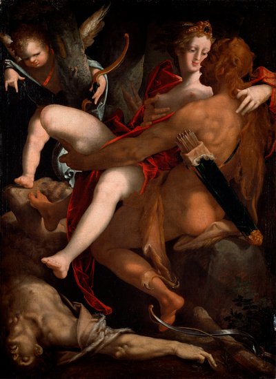 Hercules, Dejanire and the centaur Nessus by Bartholomaeus Spranger
