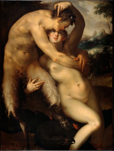 Jupiter and Antiope by Bartholomaeus Spranger