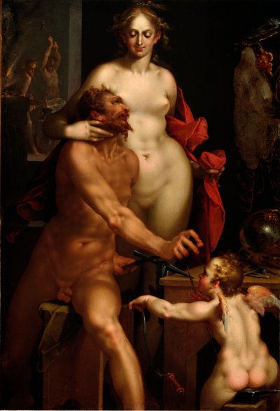 Venus and Vulcan by Bartholomaeus Spranger