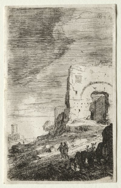 The Baths of Caracalla by Bartholomeus Breenberg