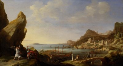 Coastal Landscape with Balaam and the Ass by Bartholomeus Breenbergh