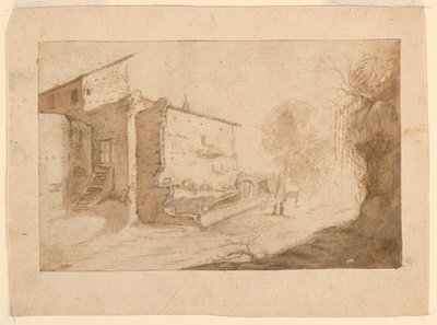 Italian Village by Bartholomeus Breenbergh