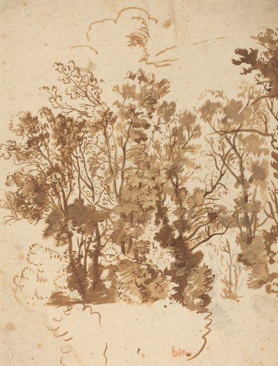 Landscape Study by Bartholomeus Breenbergh