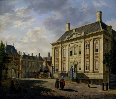 The Mauritshuis in The Hague by Bartholomeus Johannes van Hove