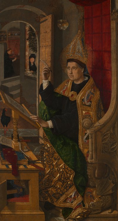 Saint Augustine by Bartolomé Bermejo