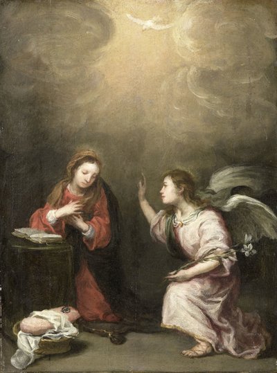 The Annunciation by Bartolomé Esteban Murillo (follower of)