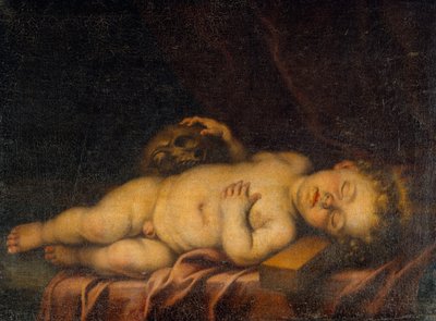 Christ Child Asleep on the Cross by Bartolomé Esteban Murillo