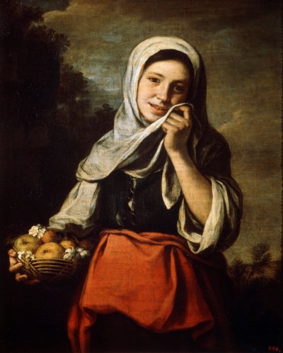 Girl Selling Fruit by Bartolomé Esteban Murillo