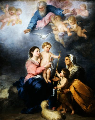 The Holy Family (The Seville Virgin) by Bartolomé Esteban Murillo