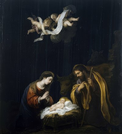 Christmas. Around 1668 by Bartolomé Esteban Murillo