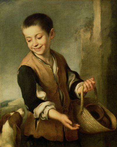 Boy with a Dog, c.1650 by Bartolomé Esteban Murillo