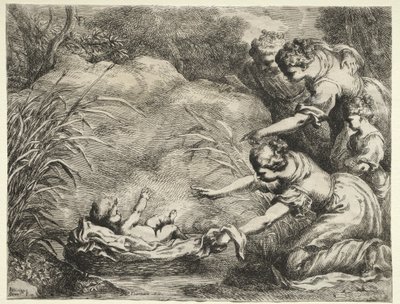 Moses Saved from the Nile by Bartolomeo Biscaino