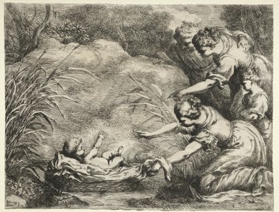 Moses Saved from the Nile by Bartolomeo Biscaino