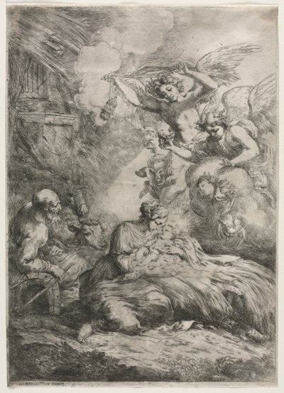 The Nativity by Bartolomeo Biscaino