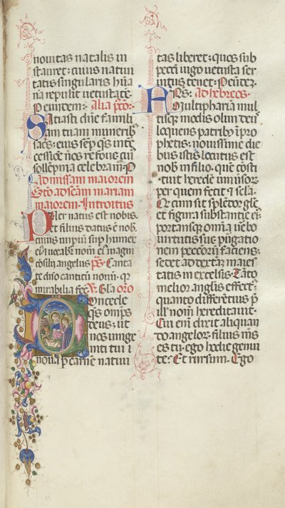 Missale: Fol. 22: Nativity by Bartolomeo Caporali